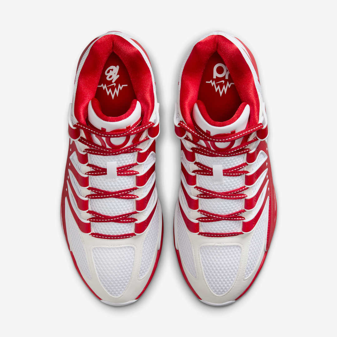  Giày Nike KD 18 TB 'White University Red' 