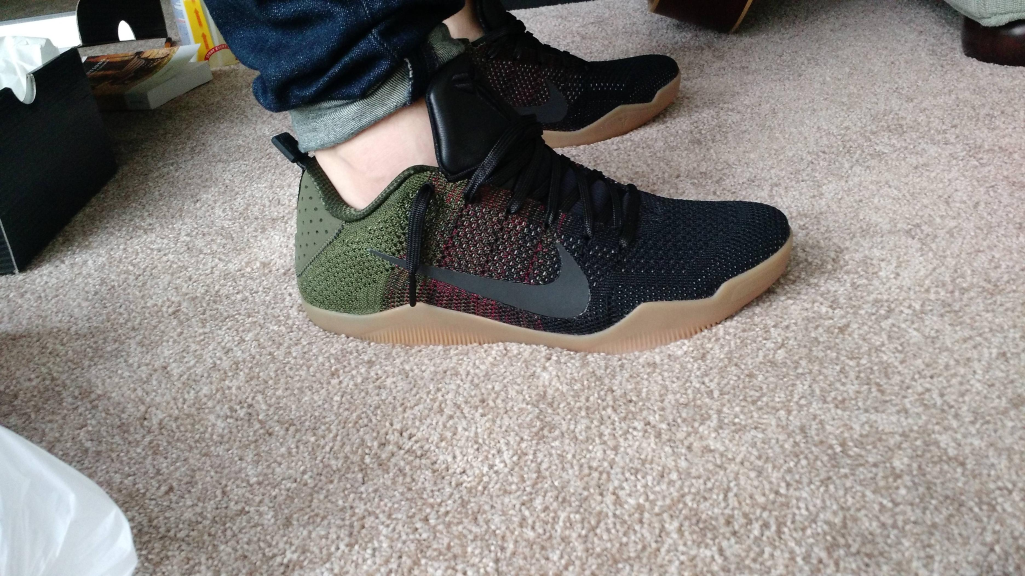  Giày Nike Kobe 11 Elite Low 4KB 'Black Horse' 