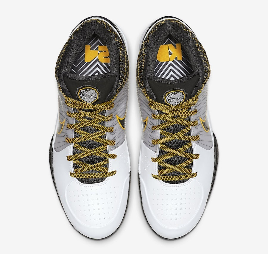  Giày Nike Kobe 4 Protro ‘White Black Del Sol’ 