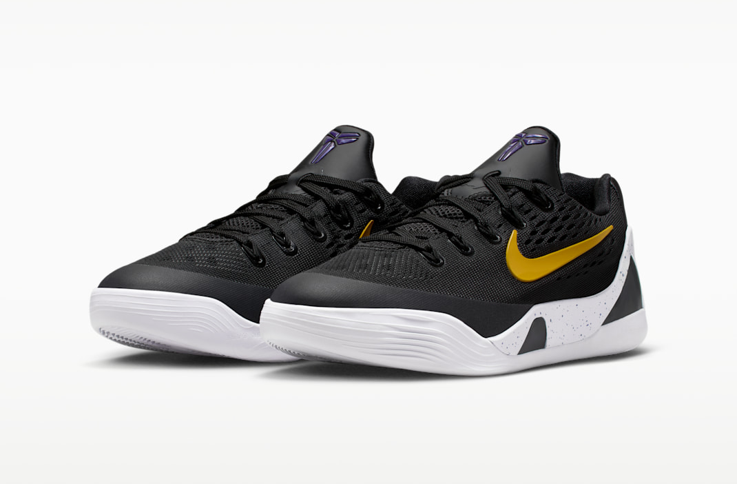  Giày Nike Kobe 9 EM Low TB ‘Black University Gold’ 