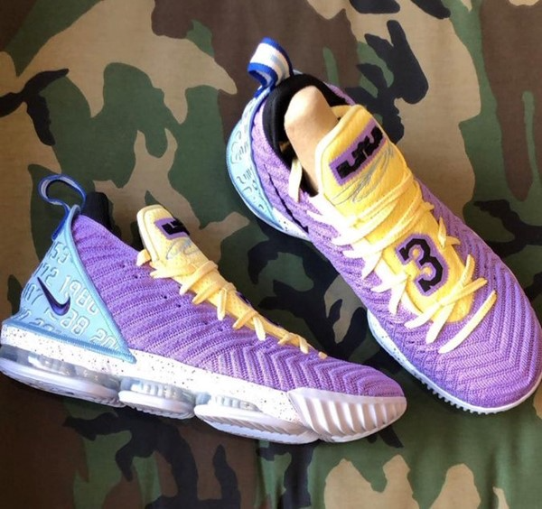  Giày Nike LeBron 16 ‘Lakers Heritage’ 