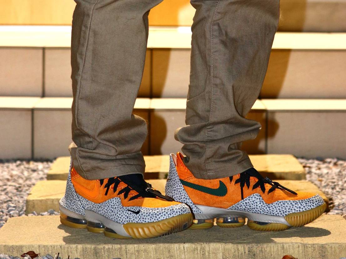  Giày Nike LeBron 16 Low 'Atmos Safari' 