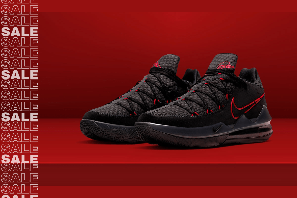  Giày Nike LeBron 17 Low ‘Bred’ 