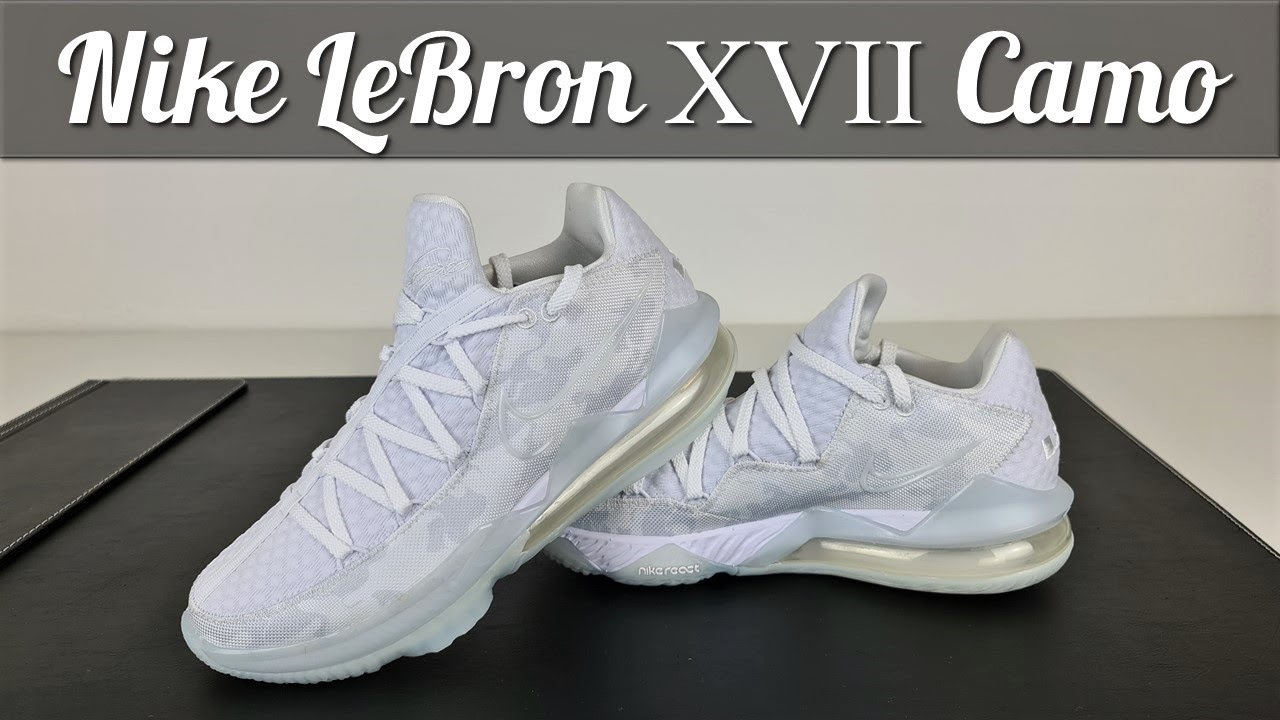  Giày Nike LeBron 17 Low ‘White Camo’ 