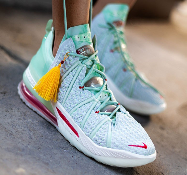  Giày Nike LeBron 18 GS ‘Empire Jade’ 