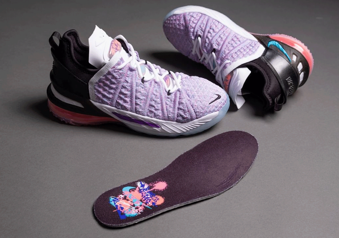  Giày Nike LeBron 18 GS ‘Graffiti’ 