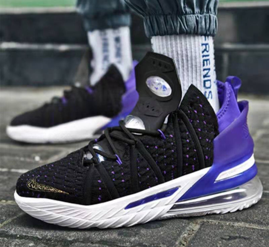  Giày Nike LeBron 18 GS ‘Lakers’ 