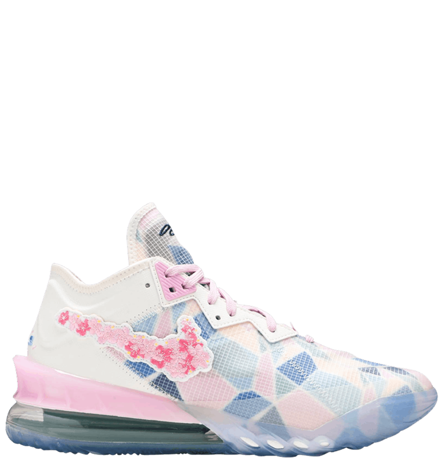  Giày Nike LeBron 18 Low EP x atmos ‘Sakura’ 