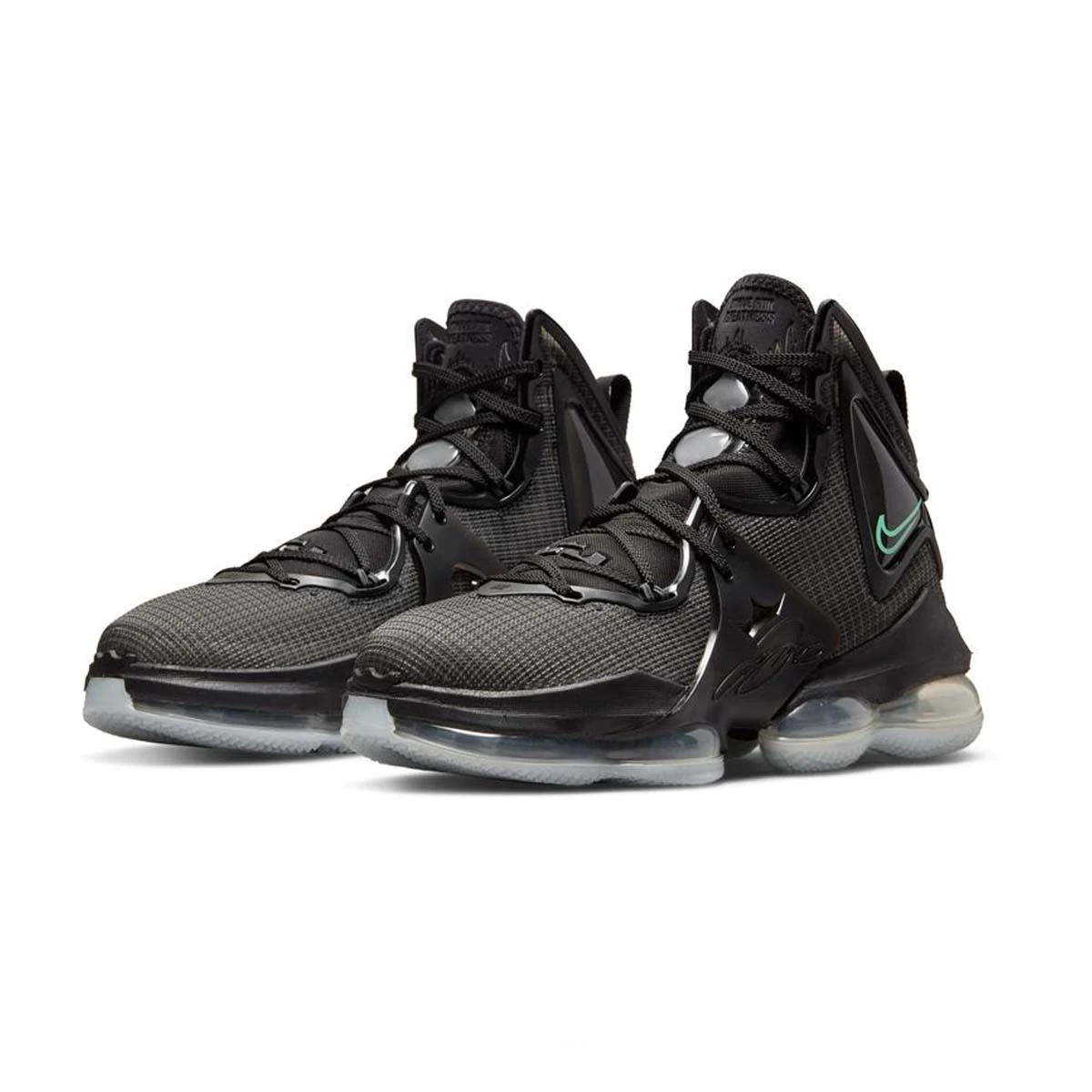  Giày Nike Lebron 19 ‘Black Anthracite Green Glow’ 