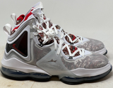  Giày Nike LeBron 19 Para Hombre ‘White Red’ 