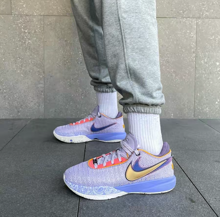  Giày Nike LeBron 20 EP ‘Purple And Gold’ 