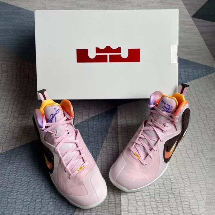  Giày Nike LeBron 9 ‘Regal Pink and Velvet Brown’ 