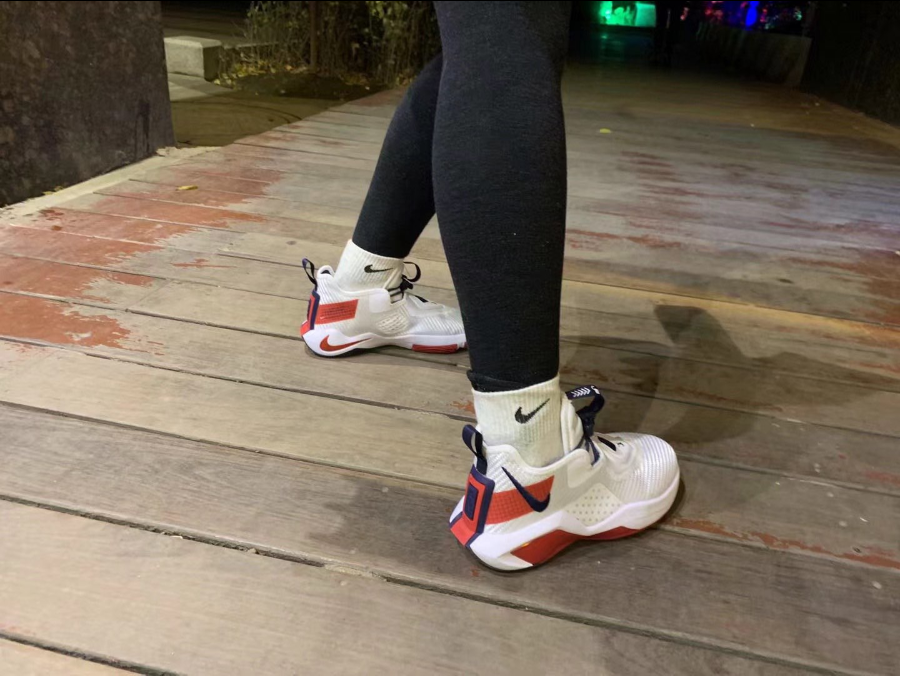  Giày Nike LeBron Solder 14 ‘White Red’ 