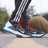  Giày Nike LeBron Witness 4 ‘Black Red Glass Blue’ 