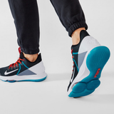  Giày Nike LeBron Witness 4 ‘Black Red Glass Blue’ 
