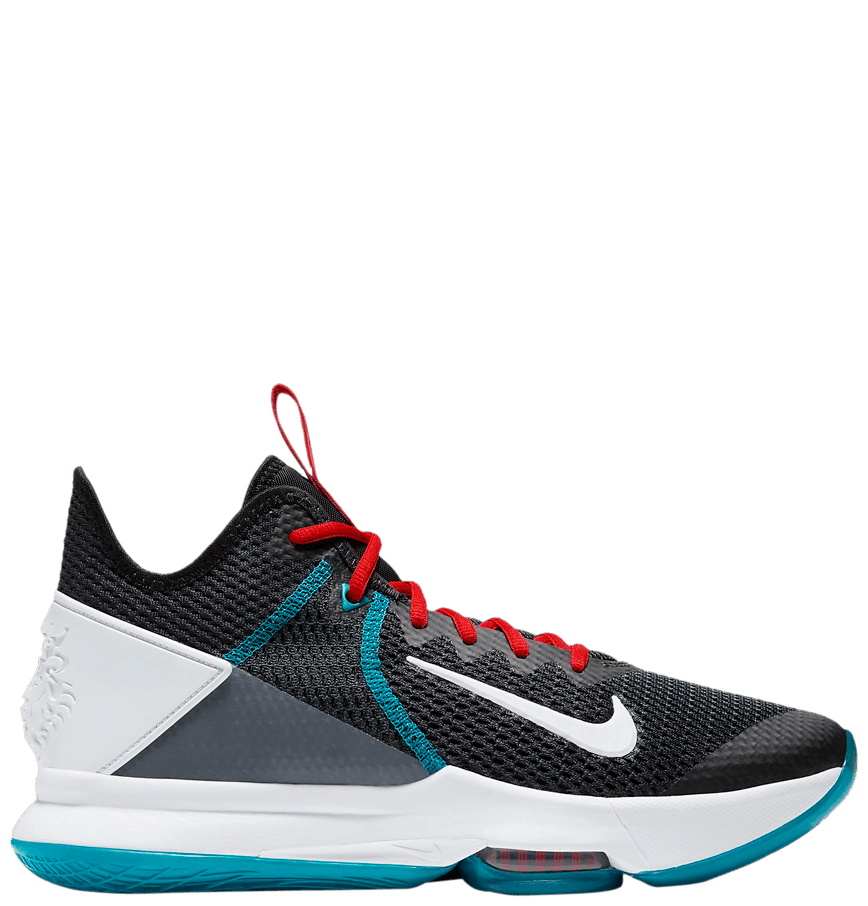  Giày Nike LeBron Witness 4 ‘Black Red Glass Blue’ 