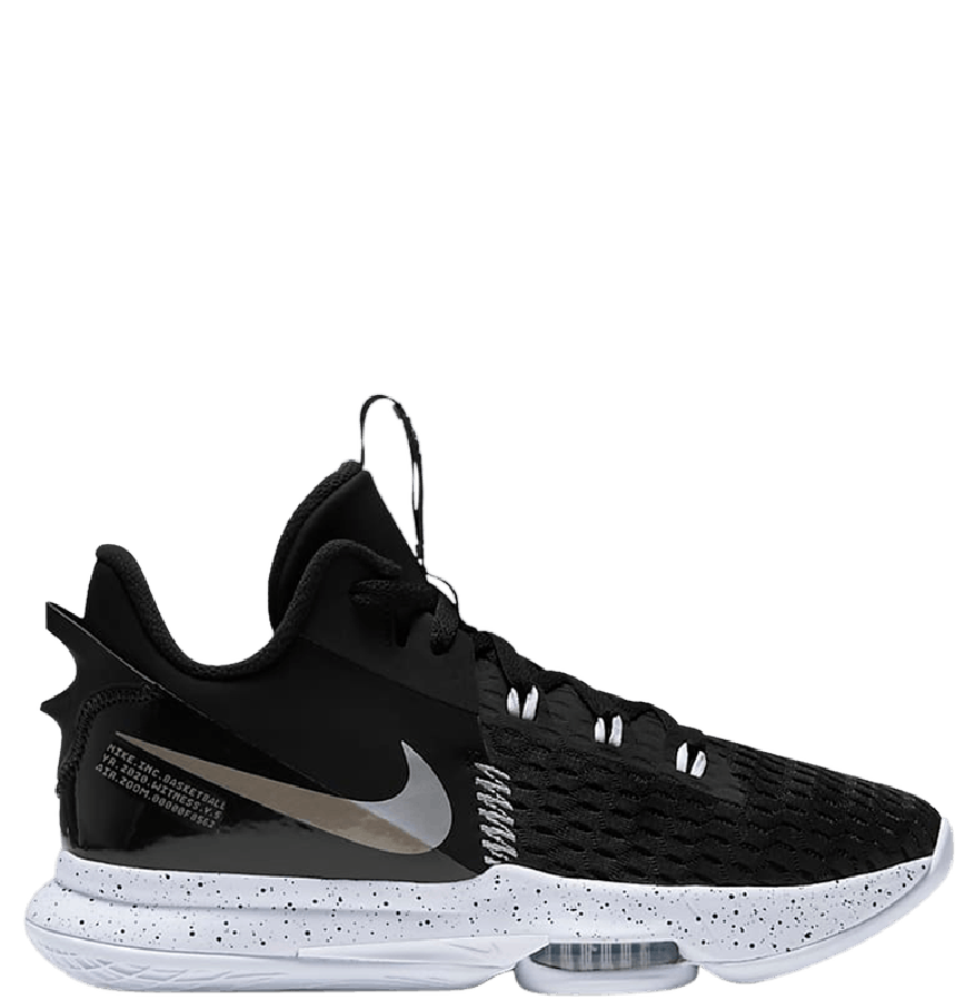  Giày Nike LeBron Witness 5 ‘Black Metallic Silver’ 