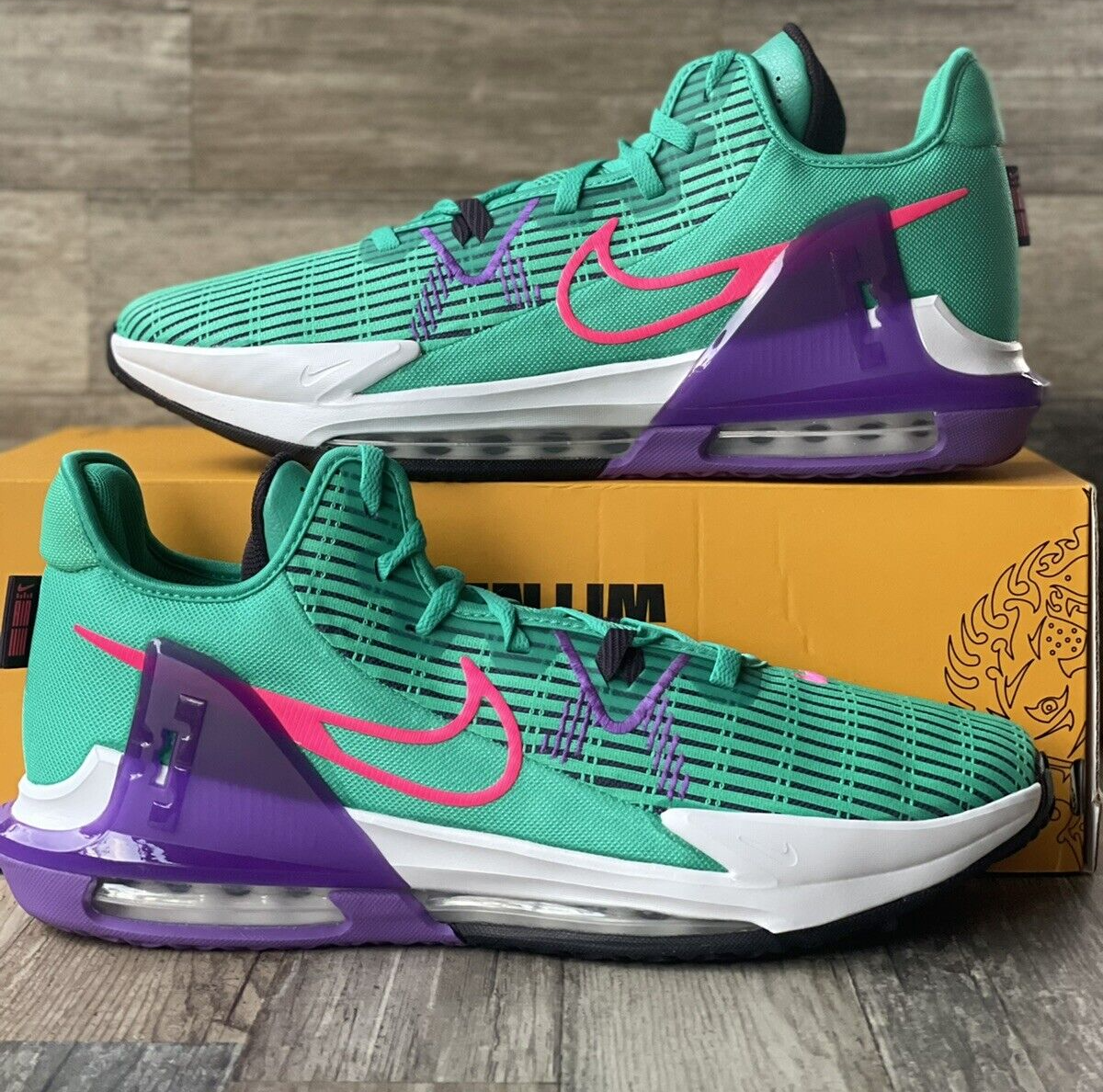  Giày Nike LeBron Witness 6 ‘Emerald Berry’ 