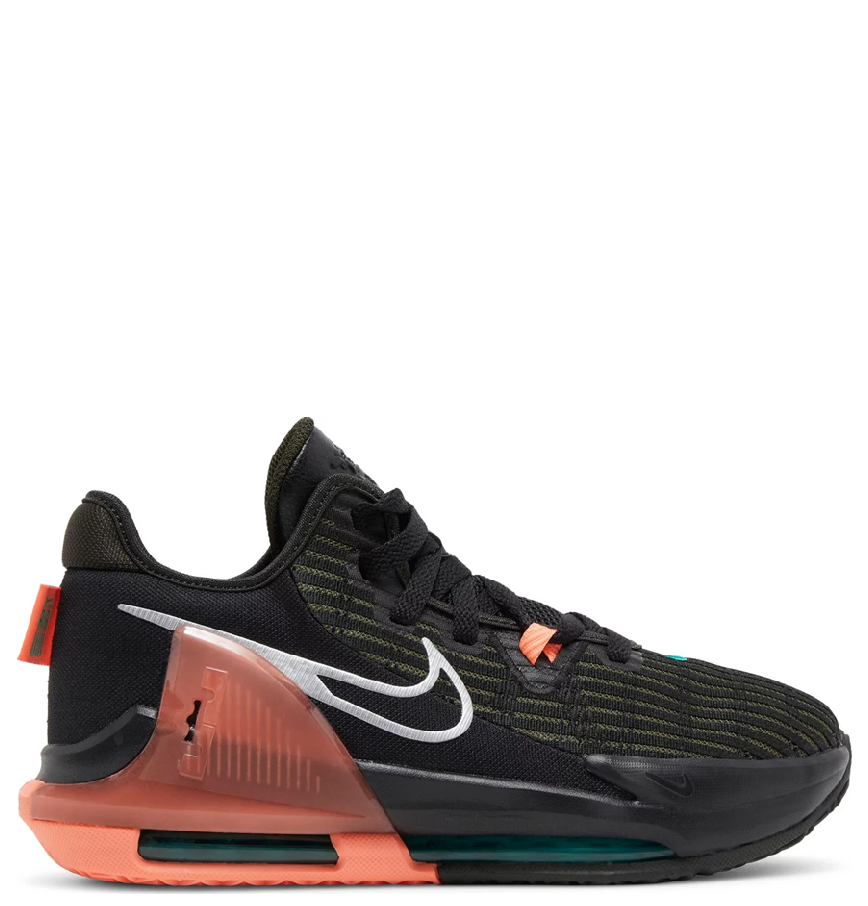  Giày Nike LeBron Witness 6 GS ‘Black Crimson Pulse’ 