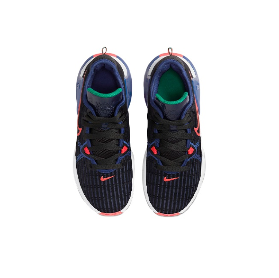  Giày Nike LeBron Witness 6 GS ‘Black Royal Siren Red’ 