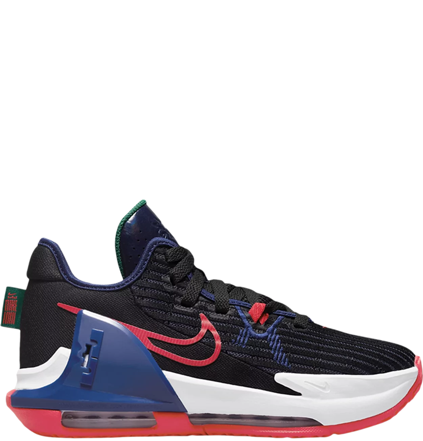  Giày Nike LeBron Witness 6 GS ‘Black Royal Siren Red’ 
