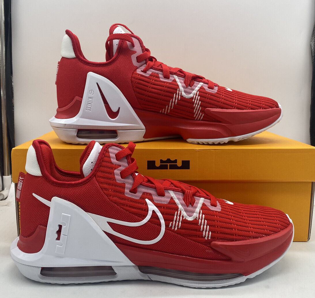  Giày Nike LeBron Witness 6 TB ‘University Red’ 