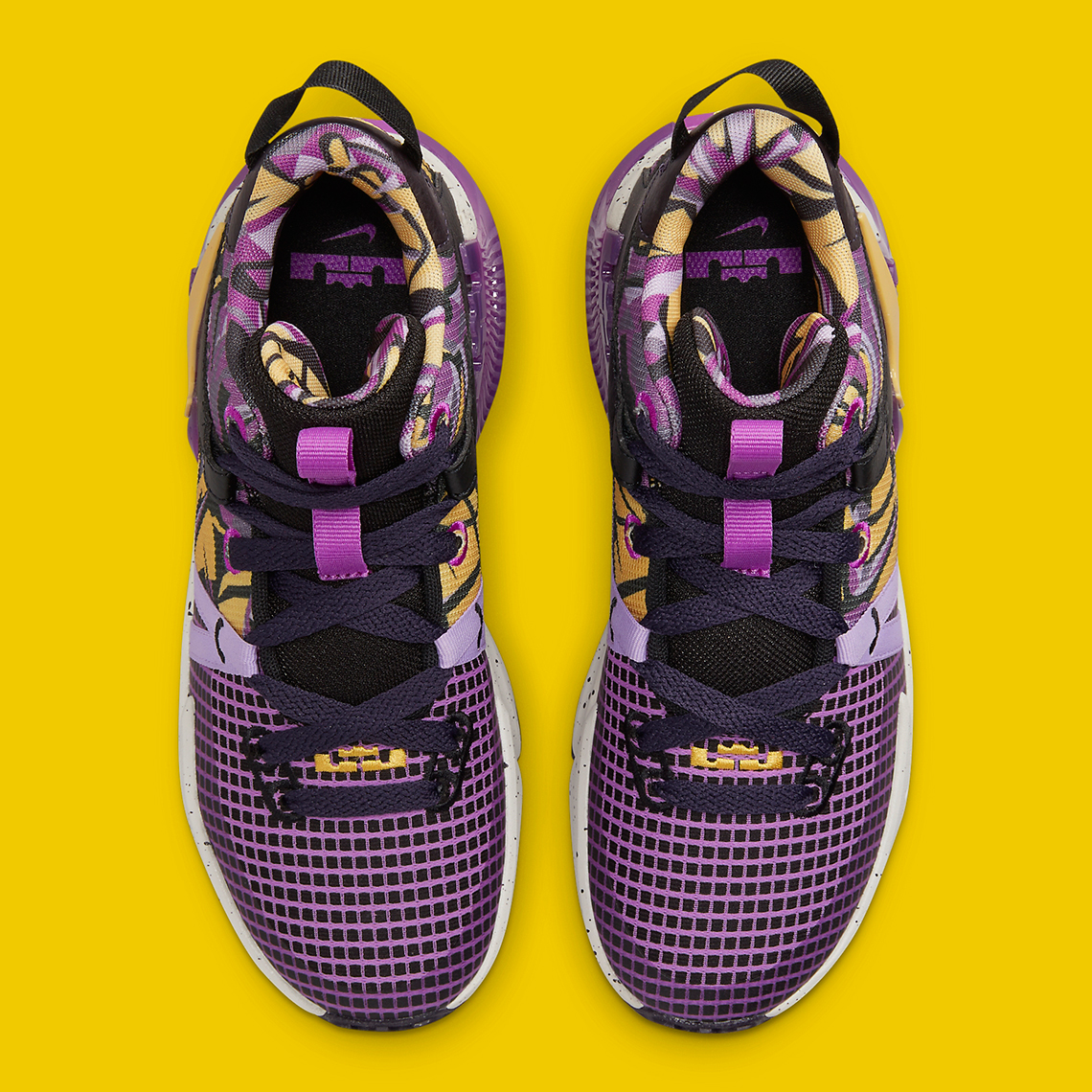  Giày Nike LeBron Witness 7 ‘Lakers Graffiti’ 