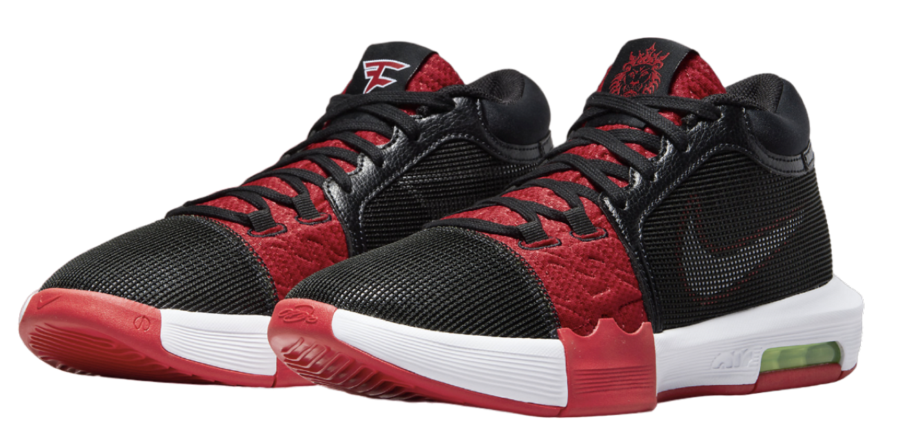  Giày Nike LeBron Witness 8 FaZe Clan ‘Bred’ 