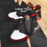  Giày Nike Lebron XIX Low EP 19 Bred 'Black Red' 