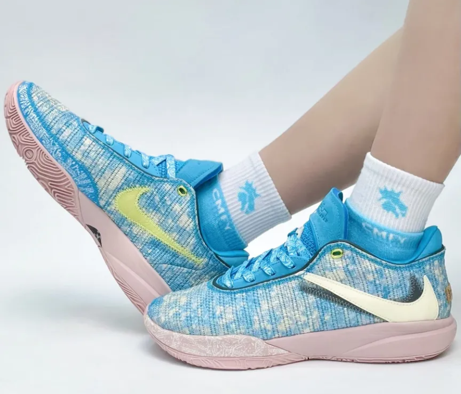  Giày Nike LeBron XX ASW EP ‘Blue Lightning Coconut Milk’ 