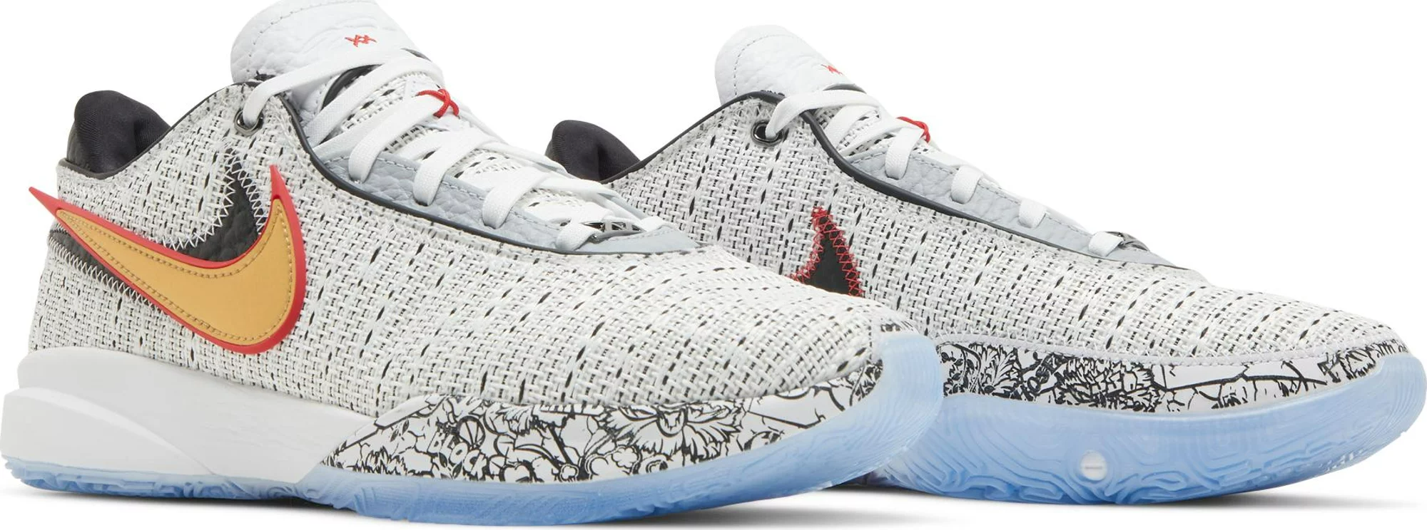 Giày Nike LeBron XX EP ‘White Metalic Gold’ 