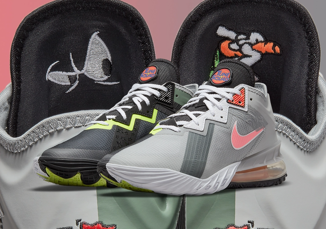  Giày Nike Space Jam x LeBron 18 Low GS ‘Bugs x Marvin’ 