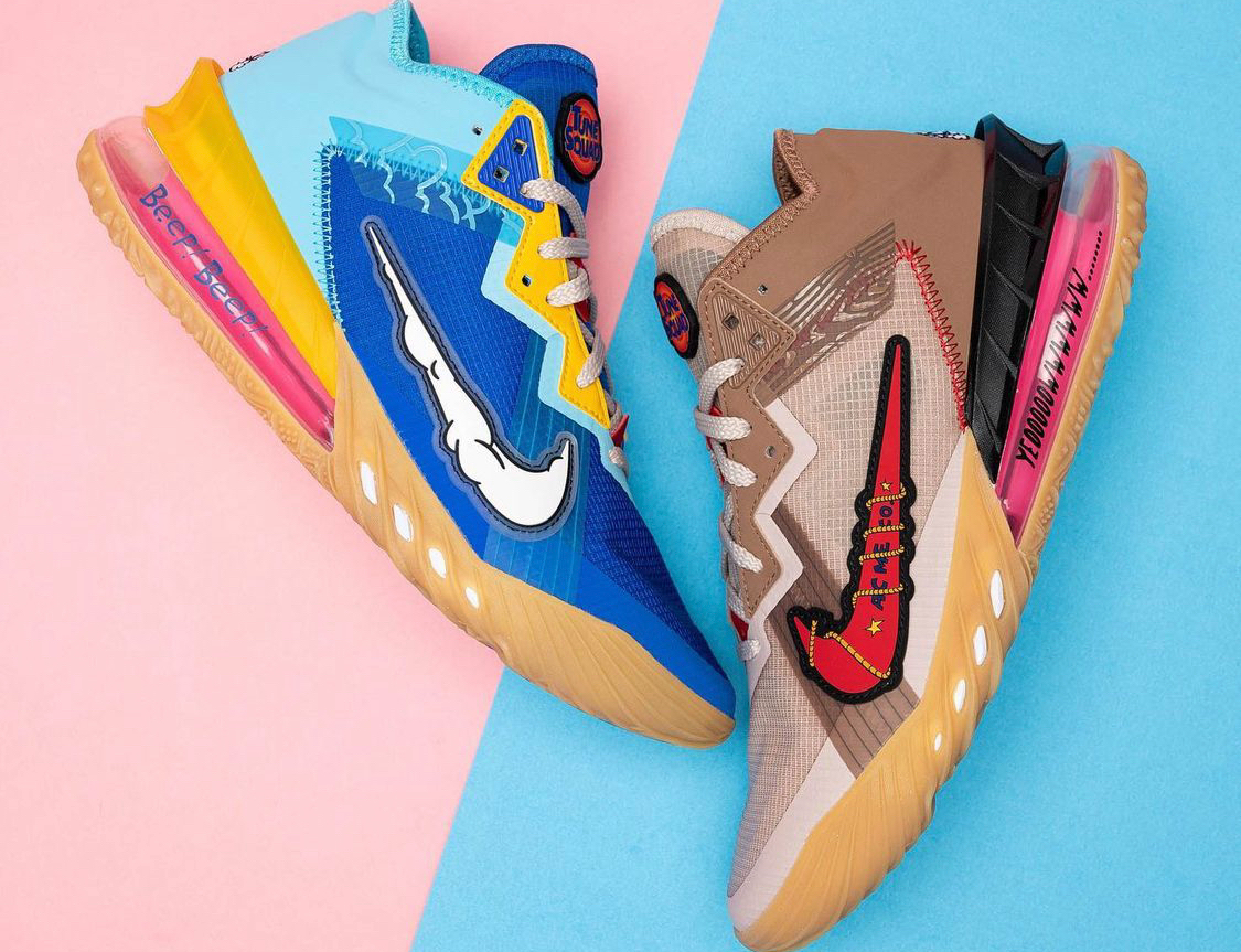  Giày Nike Space Jam x LeBron 18 Low ‘Wile E. x Roadrunner’ 