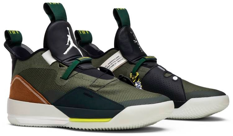  Giày Nike Travis Scott x Air Jordan 33 NRG ‘Army Olive’ 