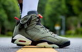  Giày Nike Travis Scott x Air Jordan 6 Retro ‘Olive’ 