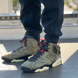  Giày Nike Travis Scott x Air Jordan 6 Retro ‘Olive’ 