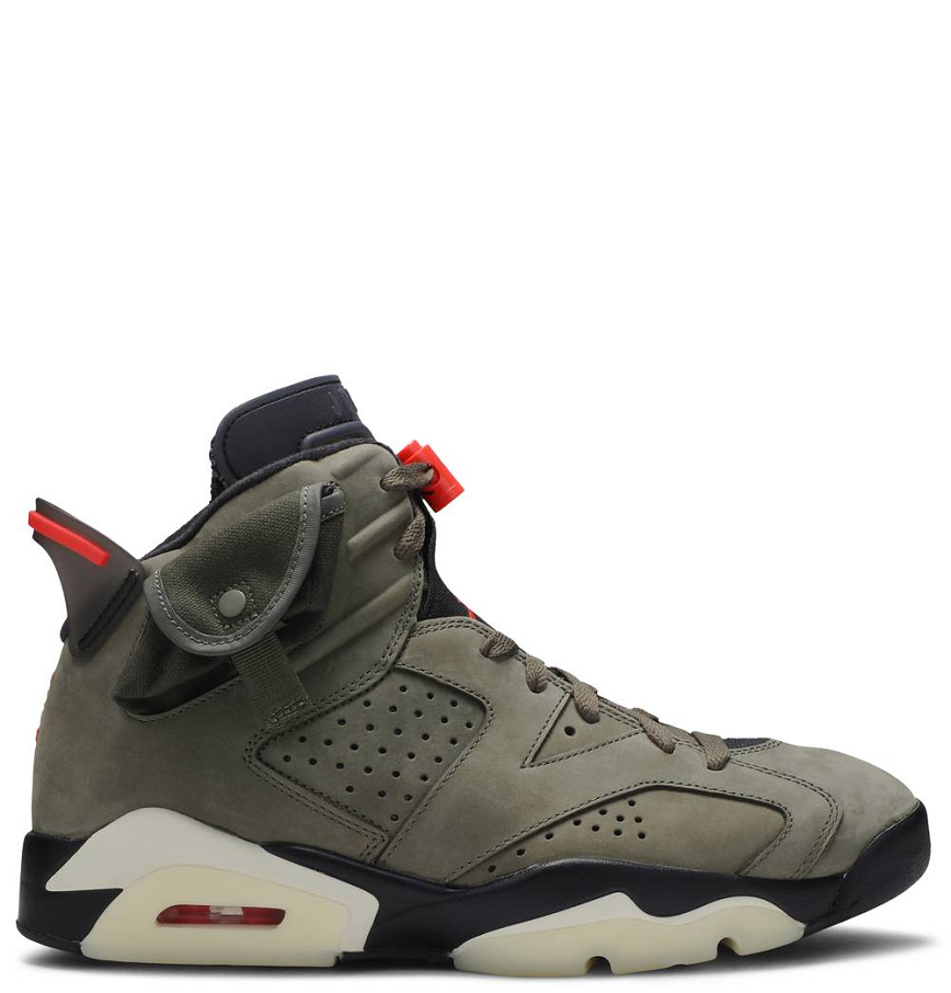  Giày Nike Travis Scott x Air Jordan 6 Retro ‘Olive’ 