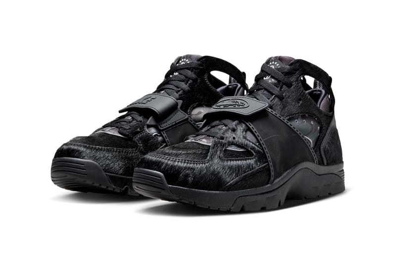  Giày Nike x Corteiz Air Trainer Huarache 'Black' 
