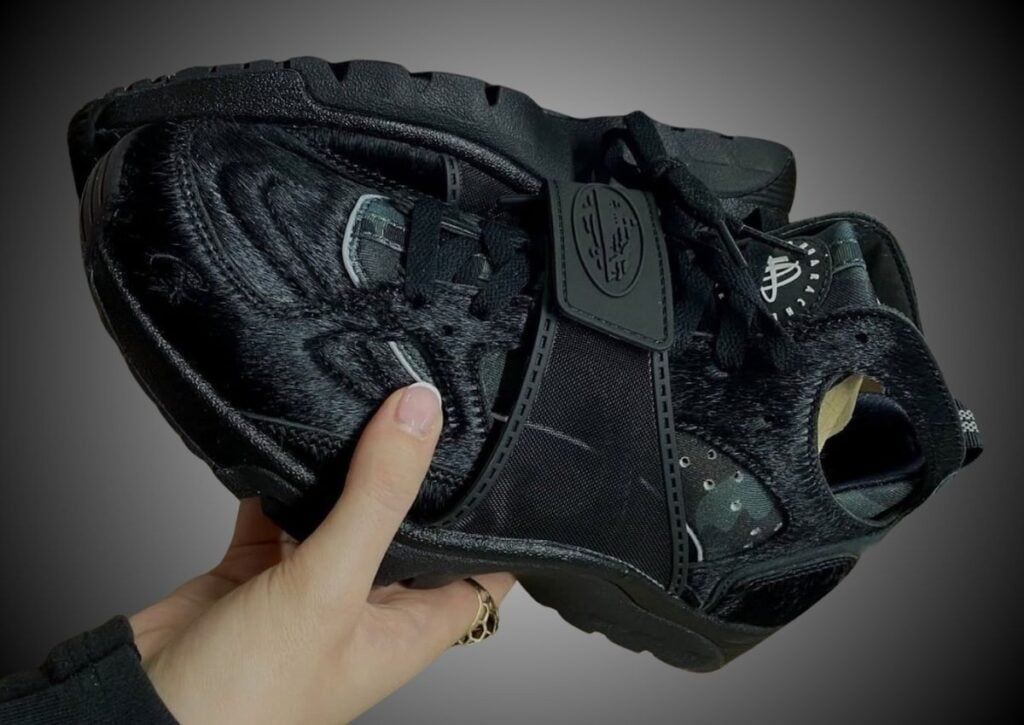  Giày Nike x Corteiz Air Trainer Huarache 'Black' 