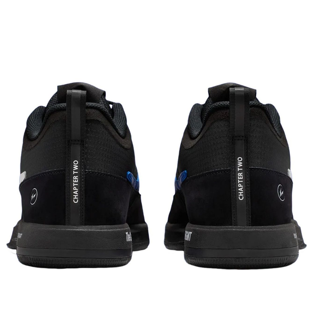  Giày Nike x Fragment Book 2 'Black White Blue' 