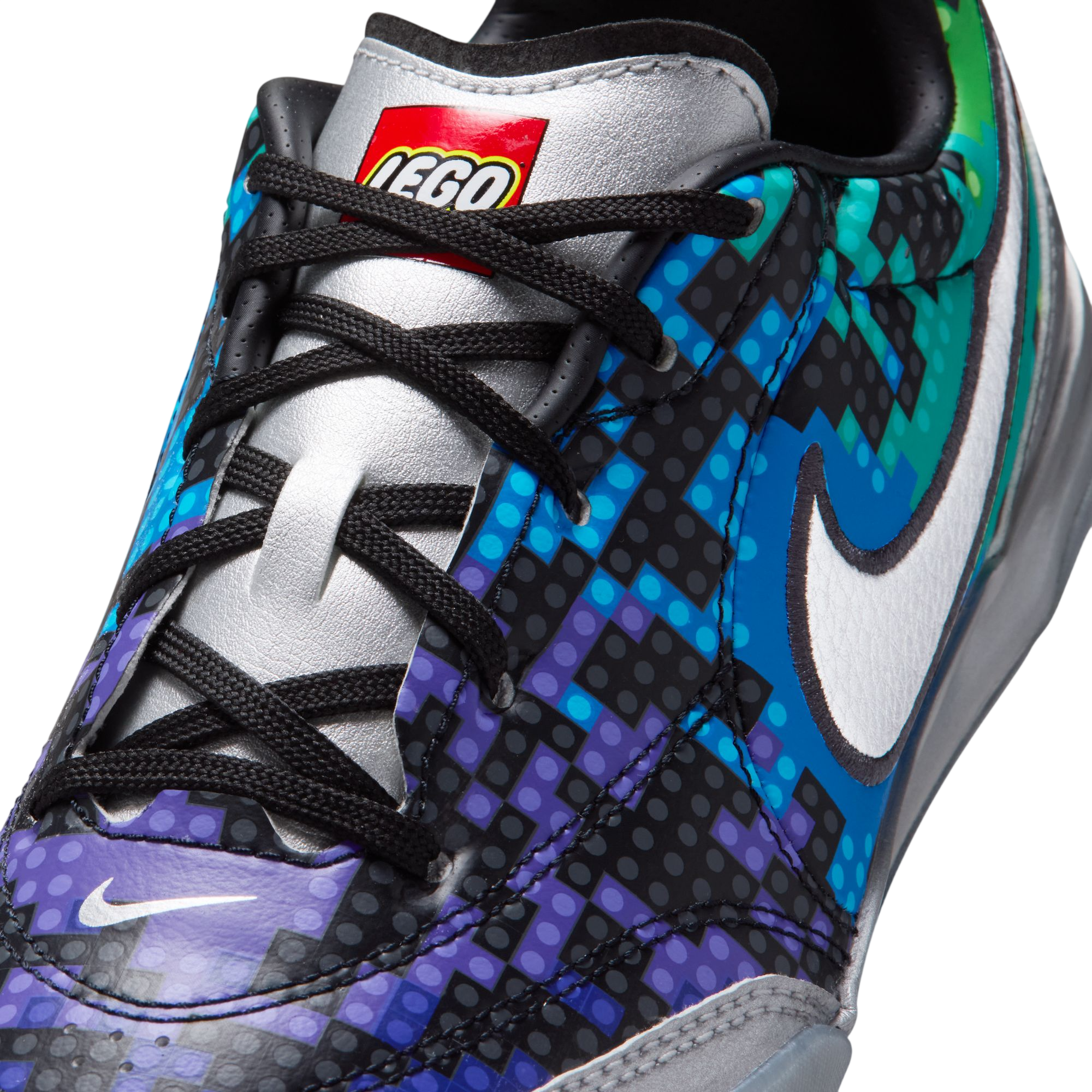  Giày Nike x Lego Streetgato 'Metallic Silver Green Strike' 