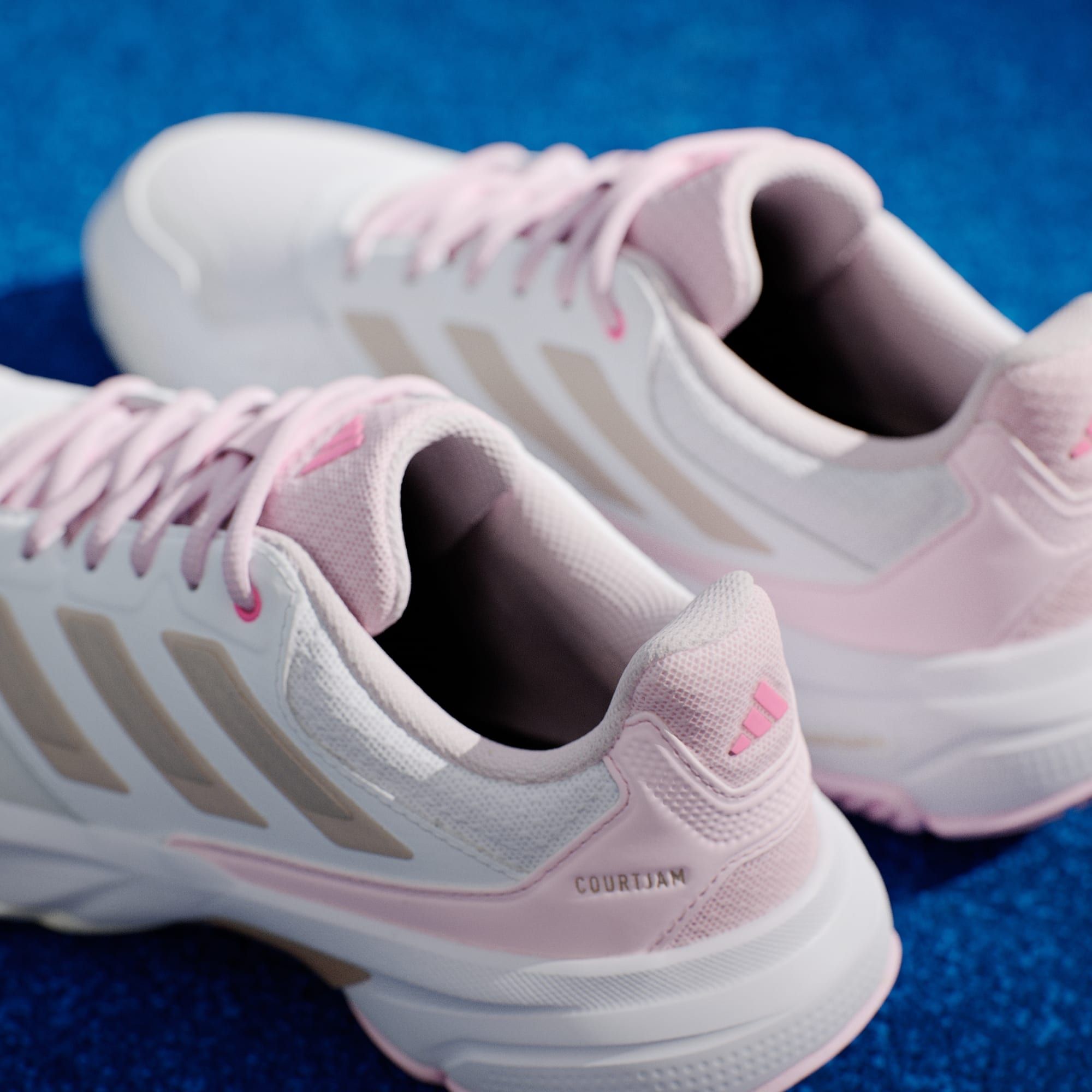  Giày Nữ Adidas Courtjam Control 3 'Pink' 
