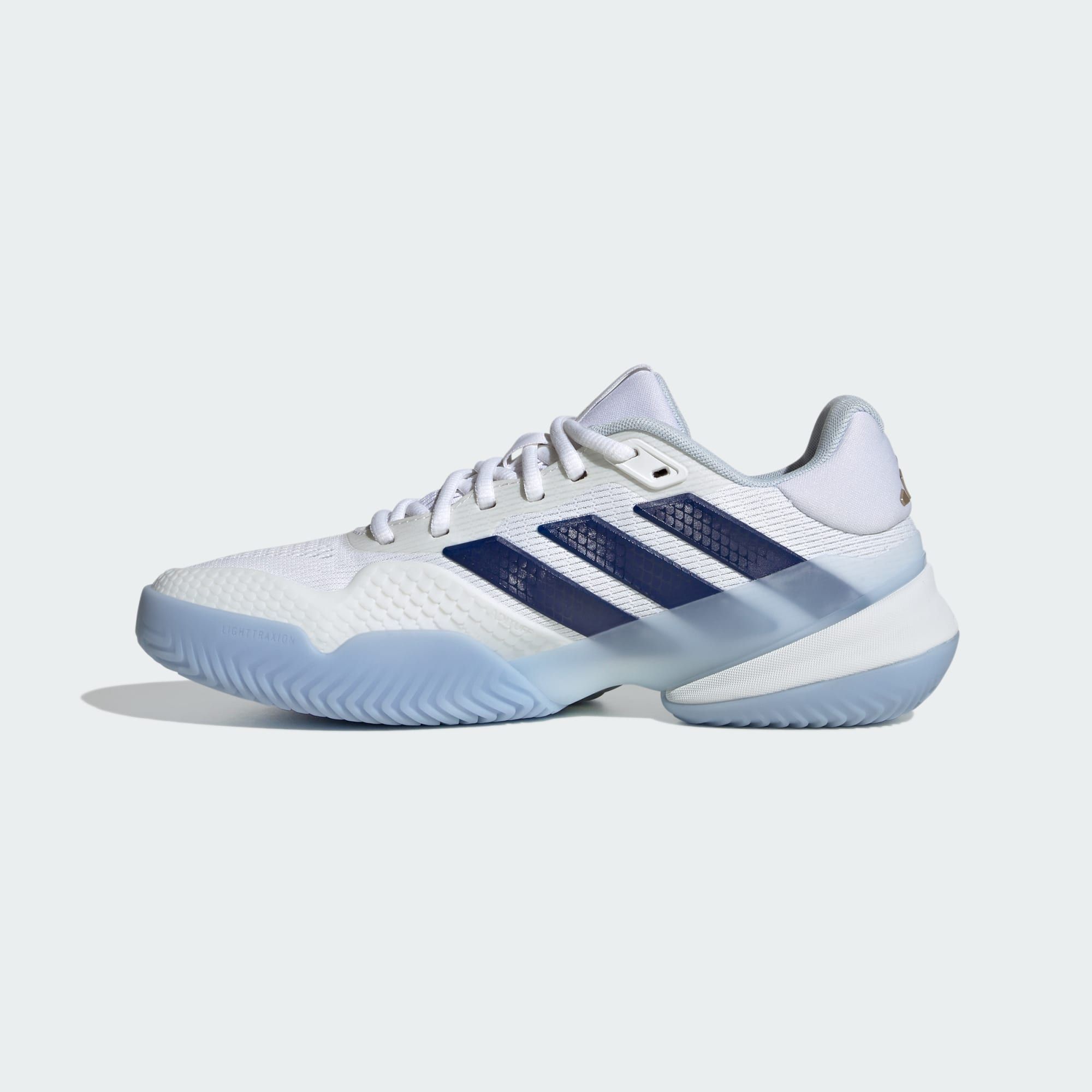  Giày Nữ Adidas Tennis Barricade 14 'White Cyber Metallic' 
