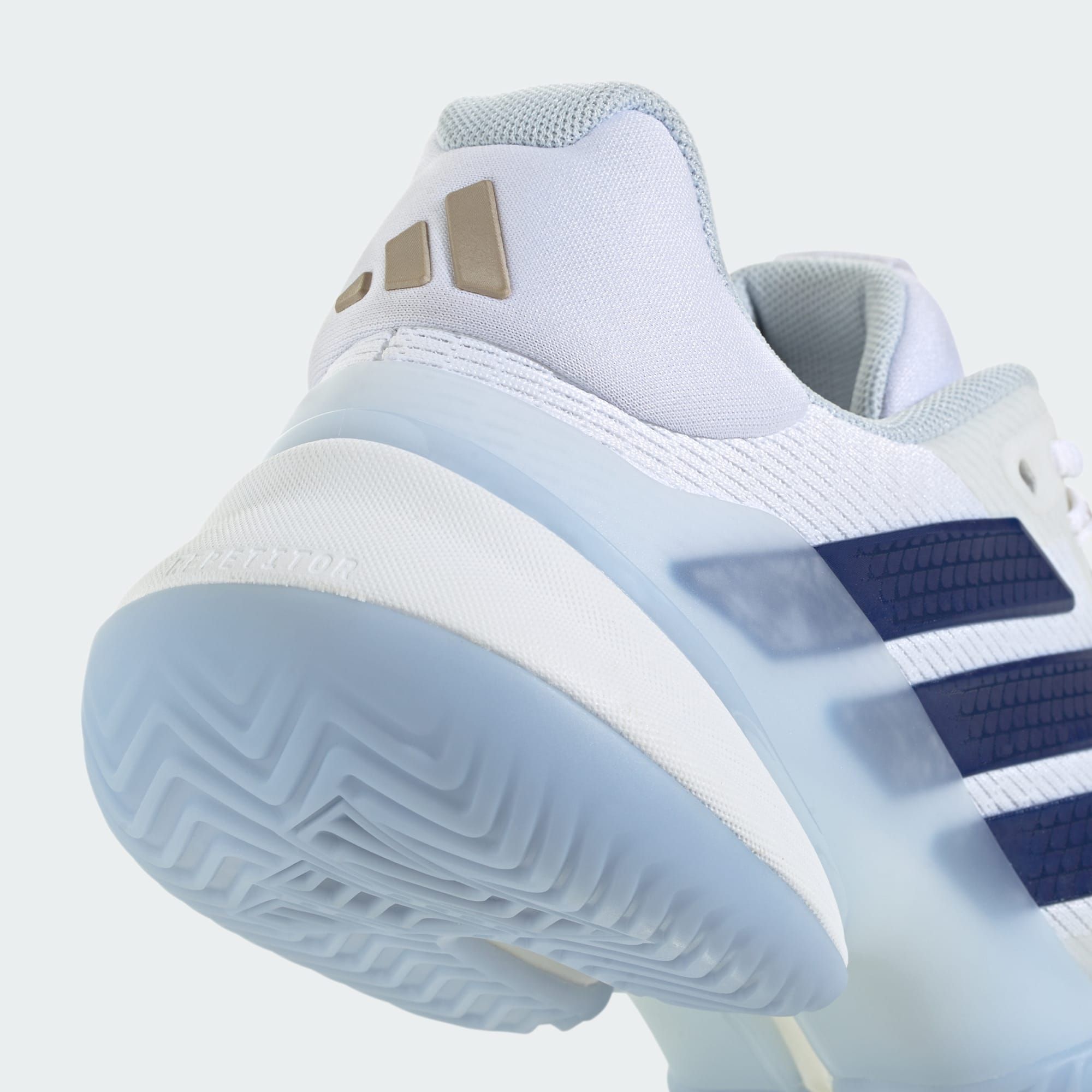  Giày Nữ Adidas Tennis Barricade 14 'White Cyber Metallic' 