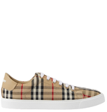  Giày Nữ Burberry Check and Leather Sneakers 'Beige' 