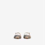  Giày Nữ Burberry Check Dame Slingback Ballerinas 'Beige' 