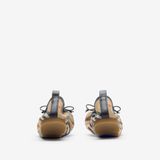  Giày Nữ Burberry Check Fawn Ballerinas 'Beige' 