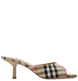  Giày Nữ Burberry Check Mews Low Sandals 'Beige' 