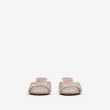  Giày Nữ Burberry Check Mews Low Sandals 'Beige' 