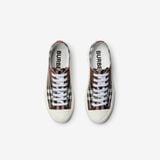  Giày Nữ Burberry Check Sneakers 'Tobacco' 